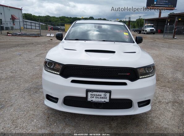 1C4SDHCT5LC307491 2020 DODGE DURANGO White Vista del cuadro de instrumentos