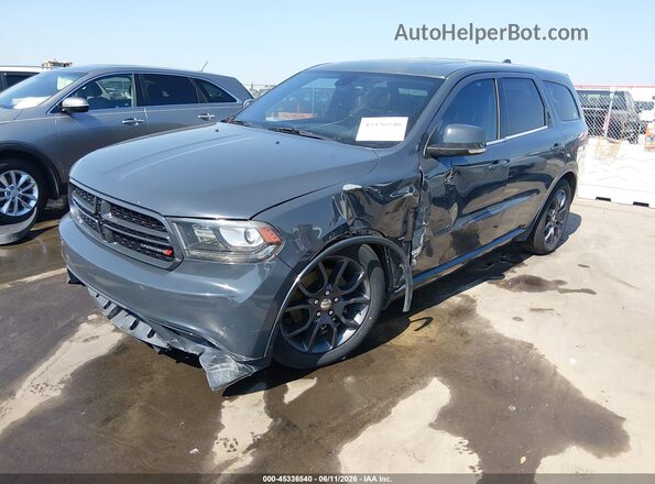1C4SDHCT6HC709074 2017 DODGE DURANGO Gray Առջևի ձախ երեք քառորդ տեսարան