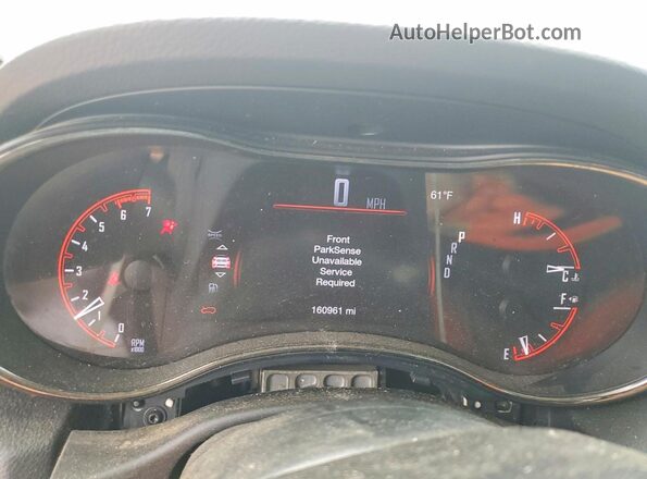 1C4SDHCT6KC650647 2019 DODGE DURANGO Silver Вид щитка приладів