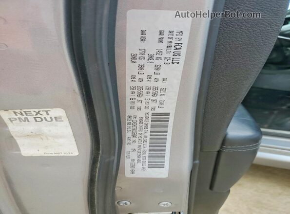 1C4SDHCT6KC650647 2019 DODGE DURANGO Silver Вид наклейки з VIN-кодом