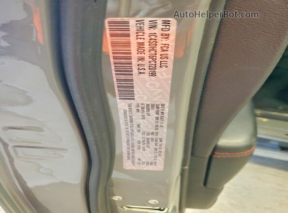 1C4SDHCT6PC720199 2023 DODGE DURANGO Gray 360 interior view