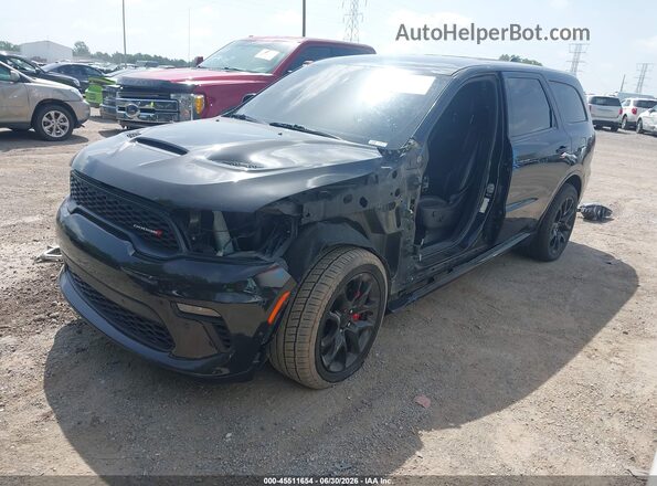 1C4SDHCT7MC659716 2021 DODGE DURANGO Black Front left