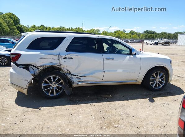 1C4SDHET0KC768528 2019 DODGE DURANGO White Instrument cluster view