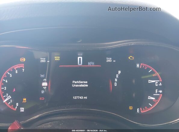 1C4SDJCT0JC416400 2018 DODGE DURANGO White Widok tylnych siedzeń