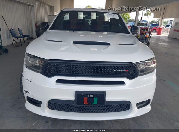 1C4SDJCT0JC416400 2018 DODGE DURANGO White Widok zestawu wskaźników