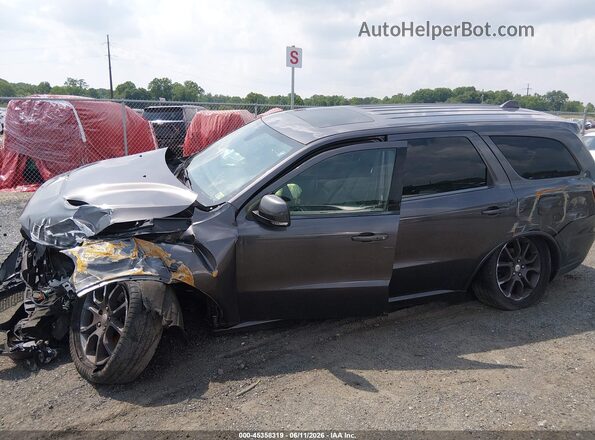 1C4SDJCT0JC474670 2018 DODGE DURANGO Gray Front view