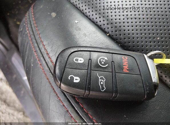 1C4SDJCT0JC474670 2018 DODGE DURANGO Gray Dashboard view