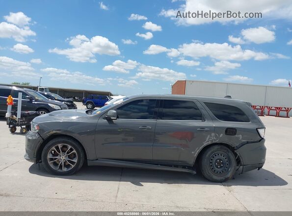 1C4SDJCT0KC740691 2019 DODGE DURANGO Gray 