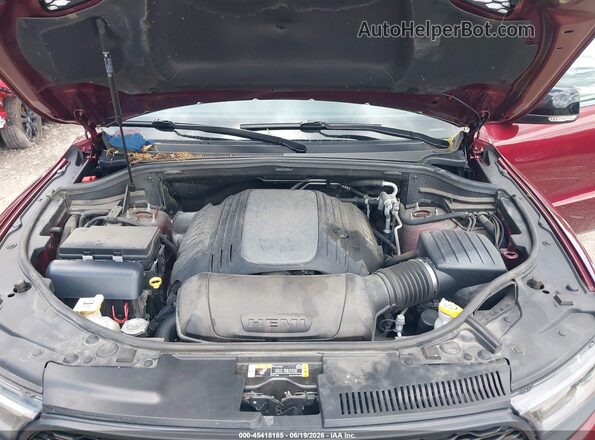1C4SDJCT1MC850331 2021 DODGE DURANGO Темно-бордовый Вид сзади