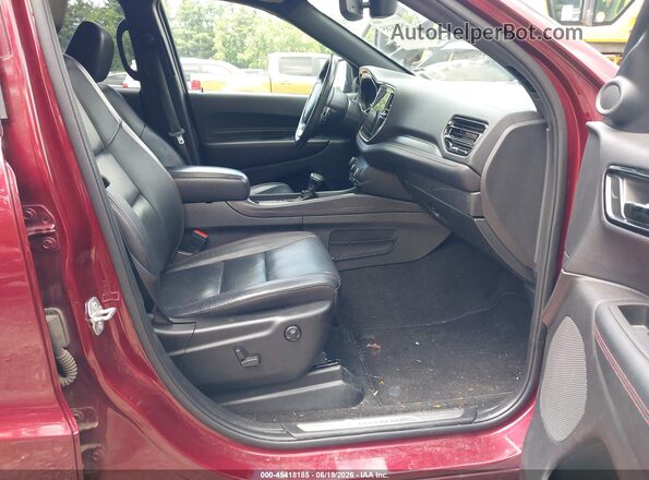 1C4SDJCT1MC850331 2021 DODGE DURANGO Темно-бордовый Вид салона спереди