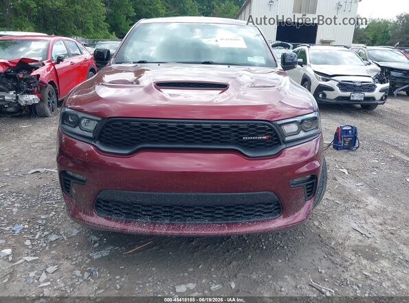 1C4SDJCT1MC850331 2021 DODGE DURANGO Темно-бордовый Вид щитка приборов