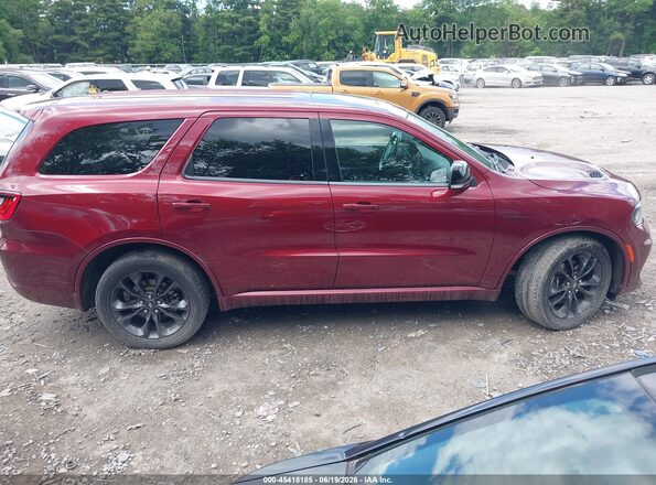 1C4SDJCT1MC850331 2021 DODGE DURANGO Темно-бордовый Вид задней части салона