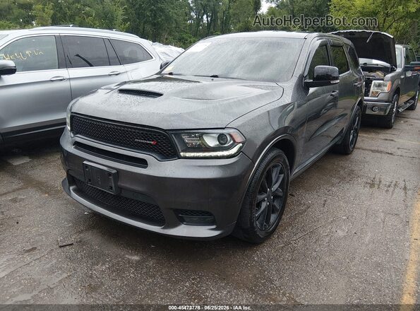 1C4SDJCT2JC187413 2018 DODGE DURANGO Gray Передня ліва чверть