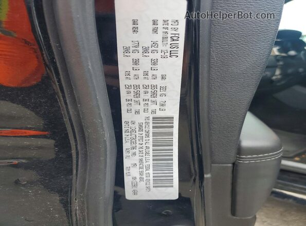 1C4SDJCT2KC651706 2019 DODGE DURANGO Черный Вид наклейки с VIN-кодом