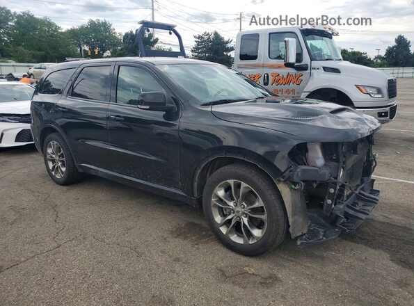 1C4SDJCT2KC651706 2019 DODGE DURANGO Черный Передняя правая четверть