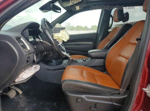1C4SDJCT2LC383063 2020 DODGE DURANGO Красный Вид салона спереди