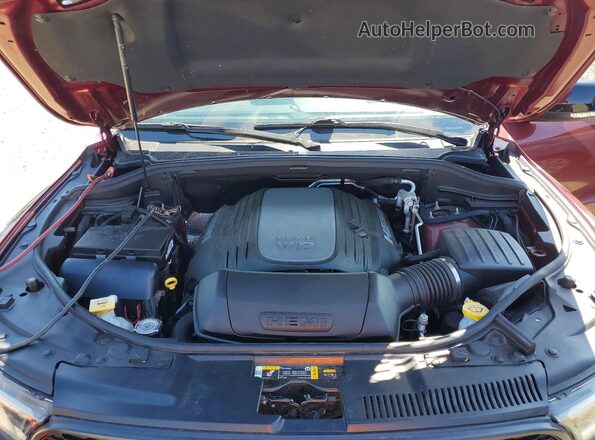 1C4SDJCT2RC143682 2024 DODGE DURANGO Red ძრავის განყოფილების ხედი