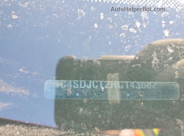 1C4SDJCT2RC143682 2024 DODGE DURANGO Red VIN კოდის სტიკერის ხედი