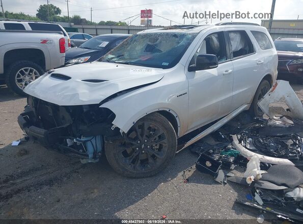 1C4SDJCT2SC555543 2025 DODGE DURANGO White Առջևի ձախ երեք քառորդ տեսարան