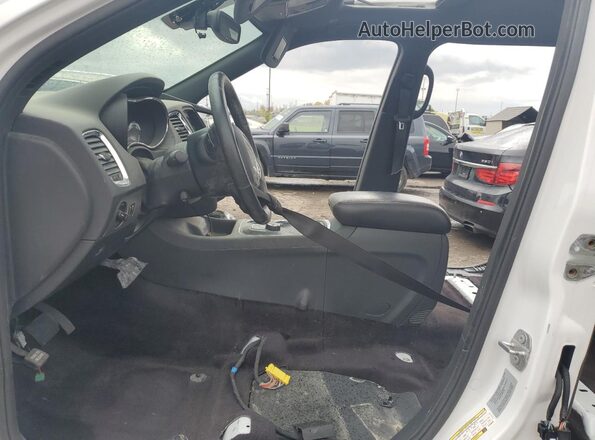 1C4SDJCT3HC898502 2017 DODGE DURANGO Белый Вид салона спереди