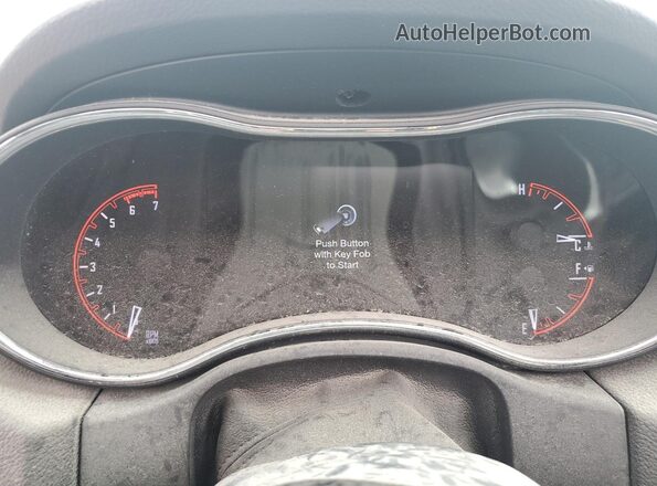 1C4SDJCT3HC898502 2017 DODGE DURANGO Белый Вид щитка приборов