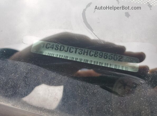 1C4SDJCT3HC898502 2017 DODGE DURANGO Белый Вид подкапотного пространства