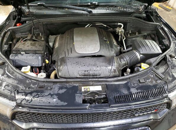 1C4SDJCT3JC248140 2018 DODGE DURANGO Black Вид підкапотного простору