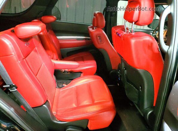 1C4SDJCT3JC248140 2018 DODGE DURANGO Black Вид задньої частини салону