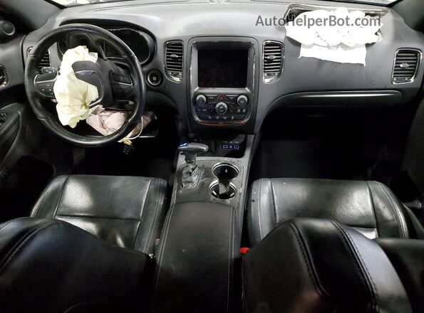 1C4SDJCT3KC812063 2019 DODGE DURANGO Black Dashboard view