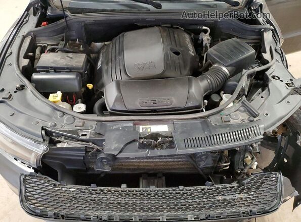 1C4SDJCT3KC812063 2019 DODGE DURANGO Black Engine compartment view