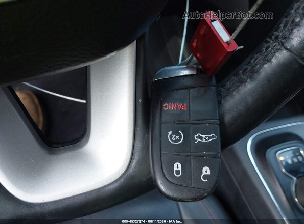 1C4SDJCT4GC416229 2016 DODGE DURANGO Black Вид панелі приладів