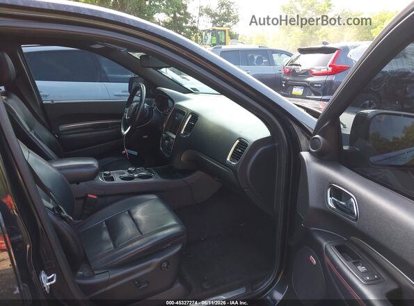 1C4SDJCT4GC416229 2016 DODGE DURANGO Black Вид салону спереду