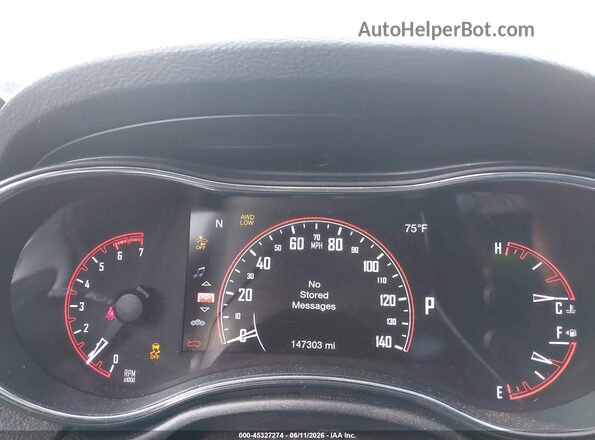 1C4SDJCT4GC416229 2016 DODGE DURANGO Black Вид задніх сидінь