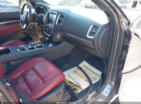 1C4SDJCT4HC675532 2017 DODGE DURANGO Black Widok wnętrza z przodu