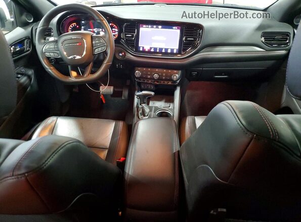 1C4SDJCT4NC106823 2022 DODGE DURANGO White Առջևի վահանակի տեսք