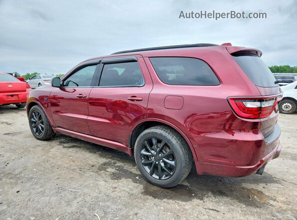 1C4SDJCT5JC341077 2018 DODGE DURANGO Burgundy Trasero izquierdo