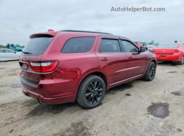 1C4SDJCT5JC341077 2018 DODGE DURANGO Burgundy Trasero derecho