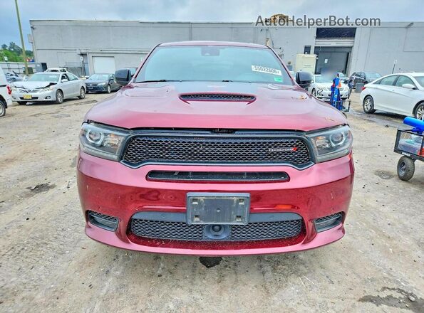 1C4SDJCT5JC341077 2018 DODGE DURANGO Burgundy Vista frontal