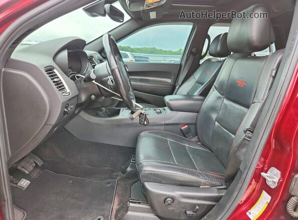 1C4SDJCT5JC341077 2018 DODGE DURANGO Burgundy Vista interior delantera