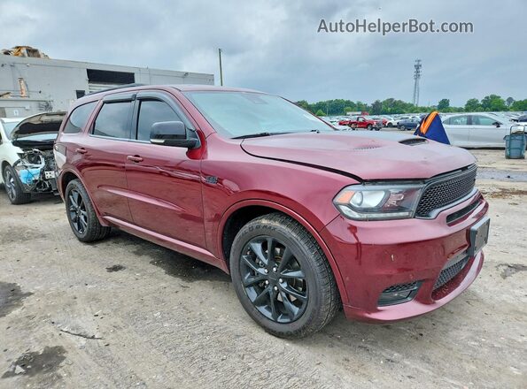 1C4SDJCT5JC341077 2018 DODGE DURANGO Burgundy Delantero derecho