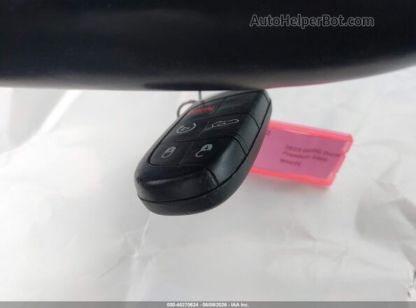 1C4SDJCT5PC549971 2023 DODGE DURANGO White Dashboard view