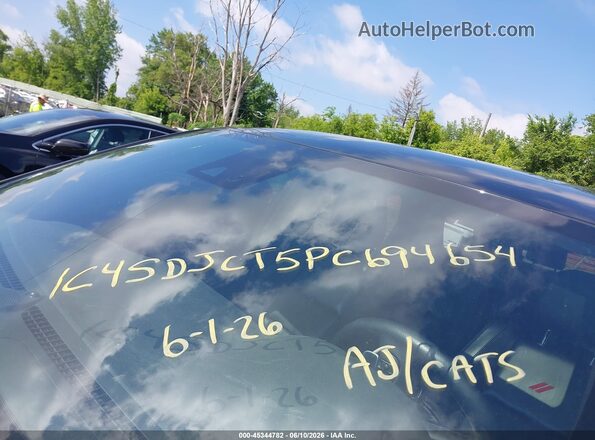 1C4SDJCT5PC694654 2023 DODGE DURANGO Черный Вид подкапотного пространства