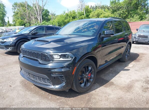 1C4SDJCT5PC694654 2023 DODGE DURANGO Черный Передняя левая четверть