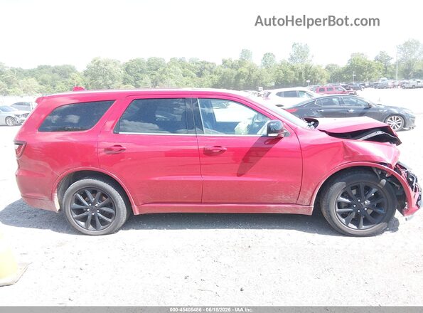 1C4SDJCT6HC709891 2017 DODGE DURANGO Red Widok wnętrza z tyłu