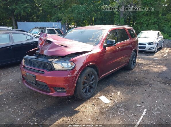 1C4SDJCT6JC239920 2018 DODGE DURANGO Red Առջևի ձախ երեք քառորդ տեսարան