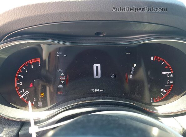 1C4SDJCT6KC807228 2019 DODGE DURANGO Two Tone ხელსაწყოთა პანელის ხედი