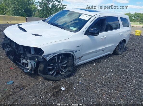 1C4SDJCT7LC330245 2020 DODGE DURANGO White Առջևի ձախ երեք քառորդ տեսարան