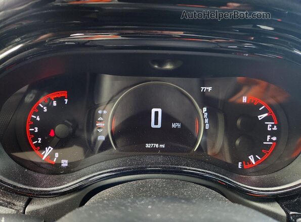 1C4SDJCT7NC190877 2022 DODGE DURANGO Gray ხელსაწყოთა პანელის ხედი