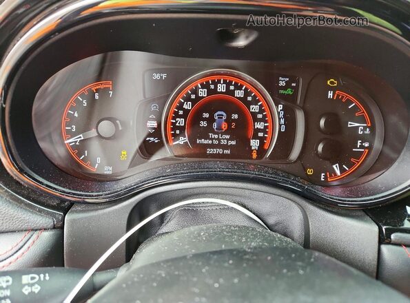 1C4SDJCT7RC174037 2024 DODGE DURANGO Black Instrument cluster view