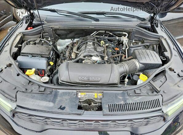 1C4SDJCT7RC174037 2024 DODGE DURANGO Black Engine compartment view